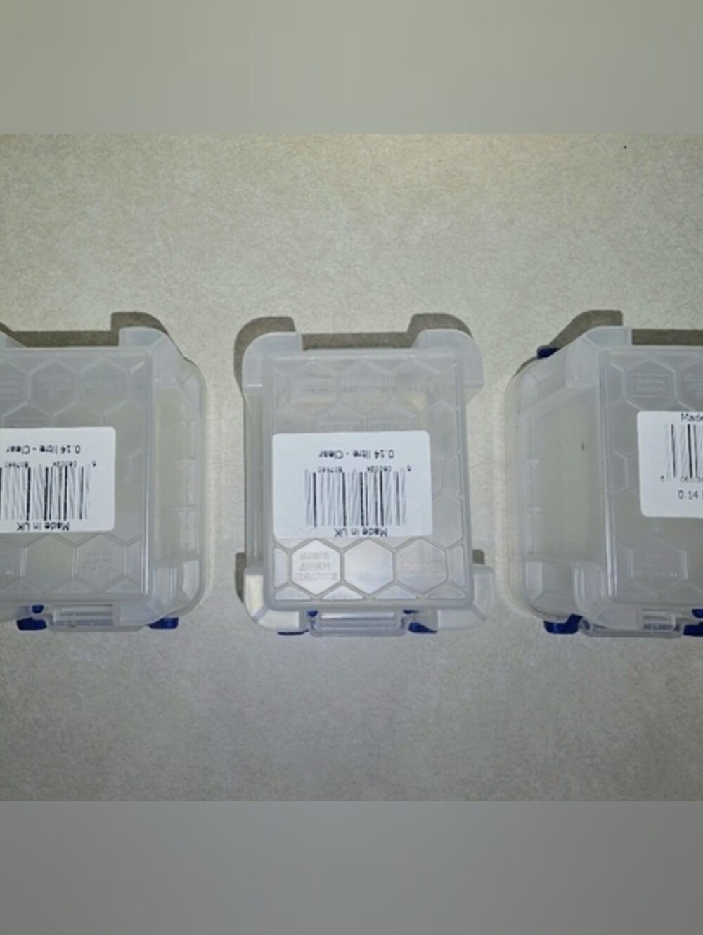 Storage Containers. Set Of 3 Extra Small - Picture 3 of 3